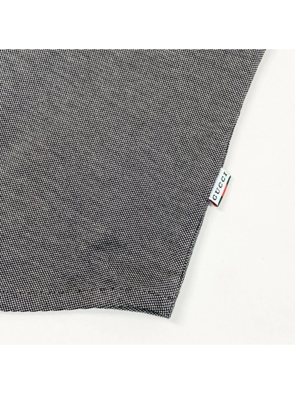 Gucci Sherry Line Short Sleeve Shirt Polo Gray Cotton XL